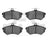 Dynamite Friction 1551-0696-00 Disc Brake Pad Set - Front