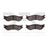 Dynamite Friction 1551-0702-00 Disc Brake Pad Set - Front