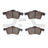 Dynamite Friction 1551-0705-00 Disc Brake Pad Set - Front