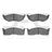 Dynamite Friction 1551-0730-00 Disc Brake Pad Set - Front