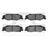 Dynamite Friction 1551-0732-00 Disc Brake Pad Set - Rear