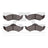 Dynamite Friction 1551-0746-00 Disc Brake Pad Set - Front