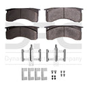 Dynamic Friction 1551-0769-01 Disc Brake Pad Set - Front, Front and Rear or Rear