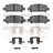 Dynamite Friction 1551-0770-01 Disc Brake Pad Set - Rear