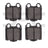 Dynamite Friction 1551-0771-00 Disc Brake Pad Set - Rear