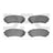 Dynamite Friction 1551-0773-00 Disc Brake Pad Set - Rear