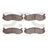 Dynamite Friction 1551-0788-00 Disc Brake Pad Set - Front