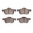 Dynamite Friction 1551-0794-00 Disc Brake Pad Set - Front