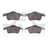 Dynamite Friction 1551-0795-00 Disc Brake Pad Set - Rear