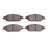 Dynamite Friction 1551-0803-00 Disc Brake Pad Set - Front