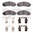 Dynamite Friction 1551-0833-01 Disc Brake Pad Set - Front