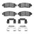 Dynamite Friction 1551-0883-01 Disc Brake Pad Set - Rear