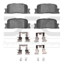 Dynamic Friction 1551-0885-01 Disc Brake Pad Set - Rear