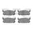 Dynamite Friction 1551-0891-00 Disc Brake Pad Set - Rear