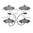 Dynamite Friction 1551-0899-00 Disc Brake Pad Set - Rear