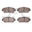 Dynamite Friction 1551-0906-00 Disc Brake Pad Set - Front