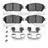 Dynamite Friction 1551-0906-11 Disc Brake Pad Set - Front