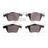 Dynamite Friction 1551-0915-00 Disc Brake Pad Set - Front