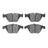 Dynamite Friction 1551-0918-00 Disc Brake Pad Set - Front