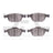 Dynamite Friction 1551-0970-00 Disc Brake Pad Set - Front