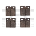 Dynamic Friction 1551-0971-00 Parking Brake Disc Brake Pad Set - Rear
