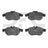 Dynamite Friction 1551-0972-00 Disc Brake Pad Set - Front