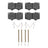 Dynamite Friction 1551-0976-01 Disc Brake Pad Set - Front