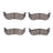 Dynamite Friction 1551-0998-00 Disc Brake Pad Set - Rear