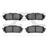 Dynamite Friction 1551-1004-00 Disc Brake Pad Set - Rear