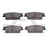 Dynamite Friction 1551-1020-00 Disc Brake Pad Set - Rear