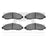 Dynamite Friction 1551-1039-00 Disc Brake Pad Set - Front