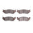 Dynamite Friction 1551-1045-00 Disc Brake Pad Set - Front