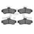 Dynamite Friction 1551-1048-10 Disc Brake Pad Set - Rear
