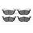 Dynamite Friction 1551-1055-00 Disc Brake Pad Set - Rear
