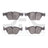 Dynamite Friction 1551-1061-10 Disc Brake Pad Set - Front