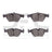 Dynamite Friction 1551-1061-20 Disc Brake Pad Set - Front