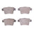 Dynamite Friction 1551-1071-00 Disc Brake Pad Set - Rear