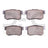 Dynamite Friction 1551-1086-00 Disc Brake Pad Set - Rear