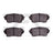Dynamite Friction 1551-1105-00 Disc Brake Pad Set - Front
