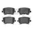 Dynamite Friction 1551-1108-00 Disc Brake Pad Set - Rear