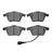 Dynamite Friction 1551-1111-00 Disc Brake Pad Set - Front
