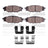 Dynamite Friction 1551-1114-01 Disc Brake Pad Set - Rear