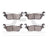 Dynamite Friction 1551-1120-00 Disc Brake Pad Set - Rear