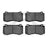 Dynamite Friction 1551-1149-00 Disc Brake Pad Set - Front