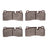 Dynamite Friction 1551-1155-20 Disc Brake Pad Set - Rear
