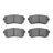 Dynamite Friction 1551-1157-00 Disc Brake Pad Set - Rear