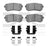 Dynamite Friction 1551-1157-01 Disc Brake Pad Set - Rear