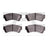 Dynamite Friction 1551-1164-00 Disc Brake Pad Set - Front