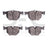 Dynamite Friction 1551-1170-00 Disc Brake Pad Set - Rear