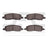Dynamite Friction 1551-1172-00 Disc Brake Pad Set - Rear